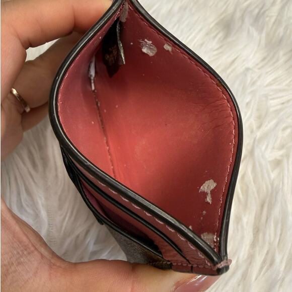 COACH Lips Glitter Card Holder - Picture 4 of 4